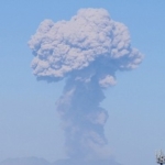 火山の噴煙